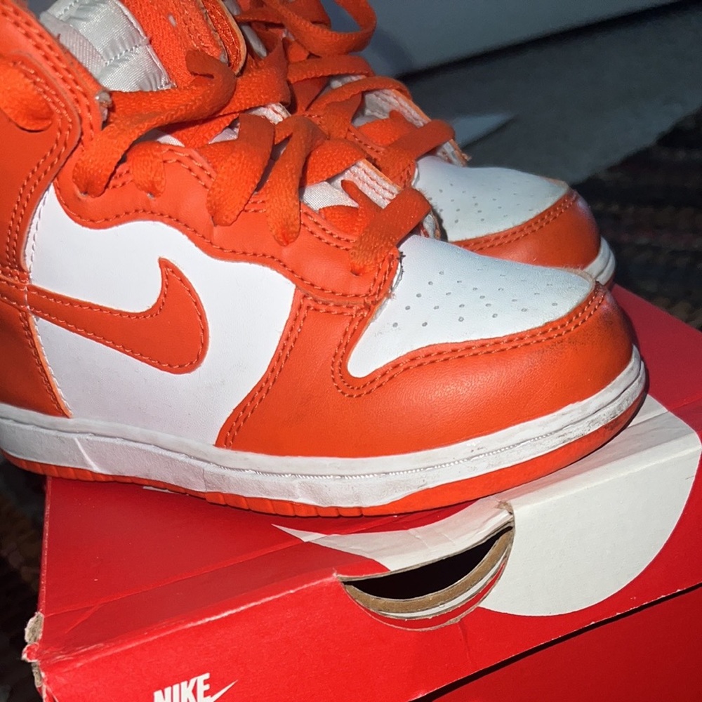 Nike Dunk High Syracuse Pre School *Used but in great condition*